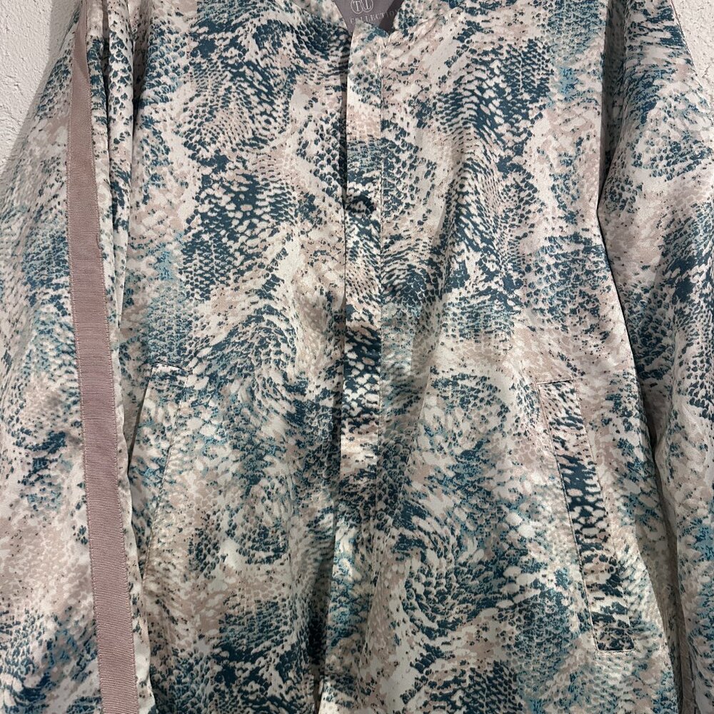 Tart Collections Python Print Zip Jacket Size S C… - image 8
